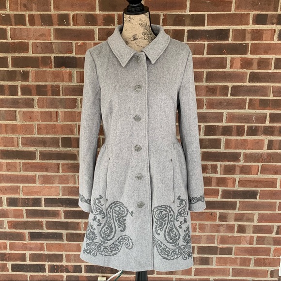 Anthropologie Jackets & Blazers - Like new Odd Molly grey wool coat